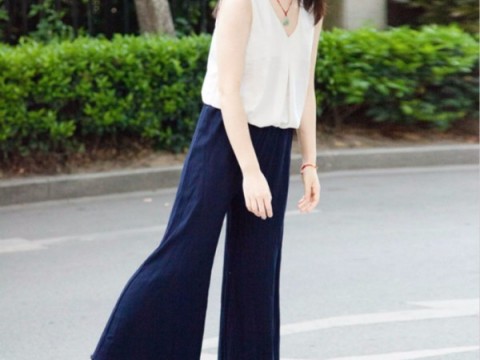 阔腿裤万能搭指南 从春夏到秋冬上衣搭配全攻略