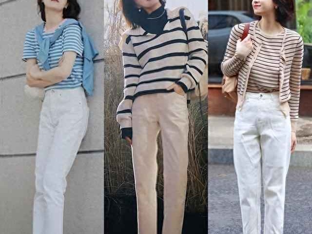 冬天O型腿穿搭指南：小白裤的配色与搭配技巧，时髦又高级