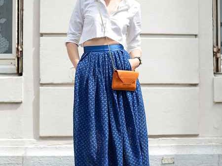 淡蓝裙子搭鞋攻略看这篇就够