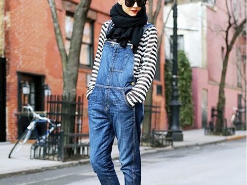 背带裤配鞋子全攻略 轻松穿出减龄时尚范儿